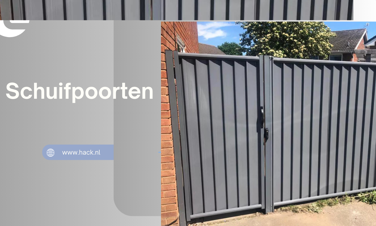 De Ultieme Gids voor Schuifpoorten: Vind de Beste Schuifpoorten op Hack.nl